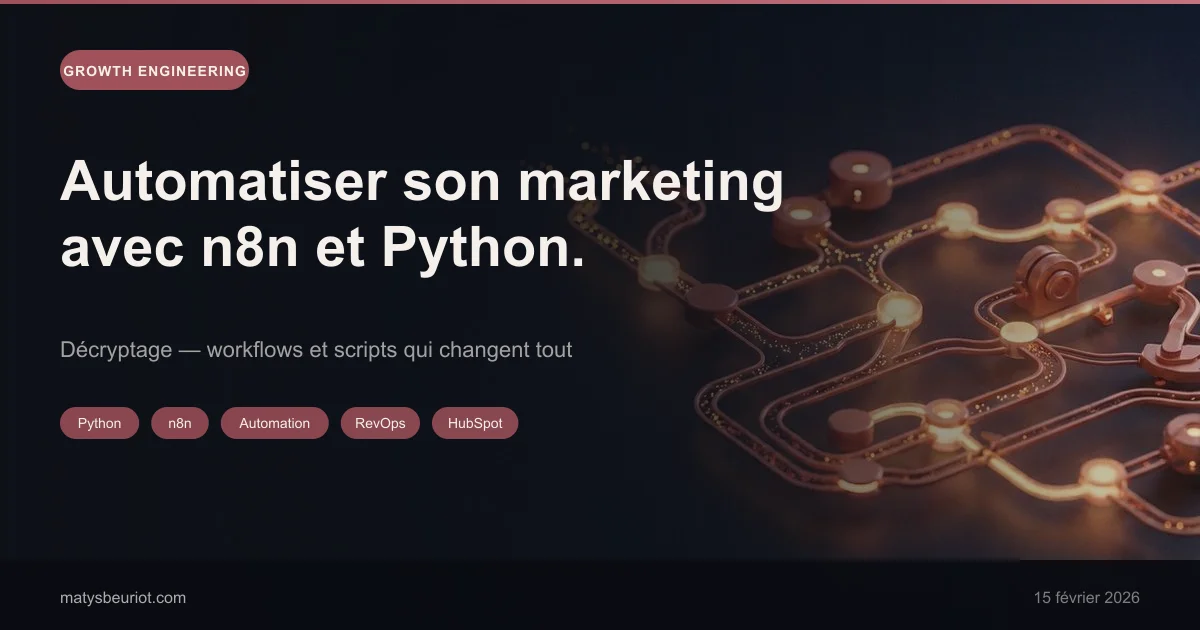 Automate Your Marketing with n8n and Python: A Practical Guide