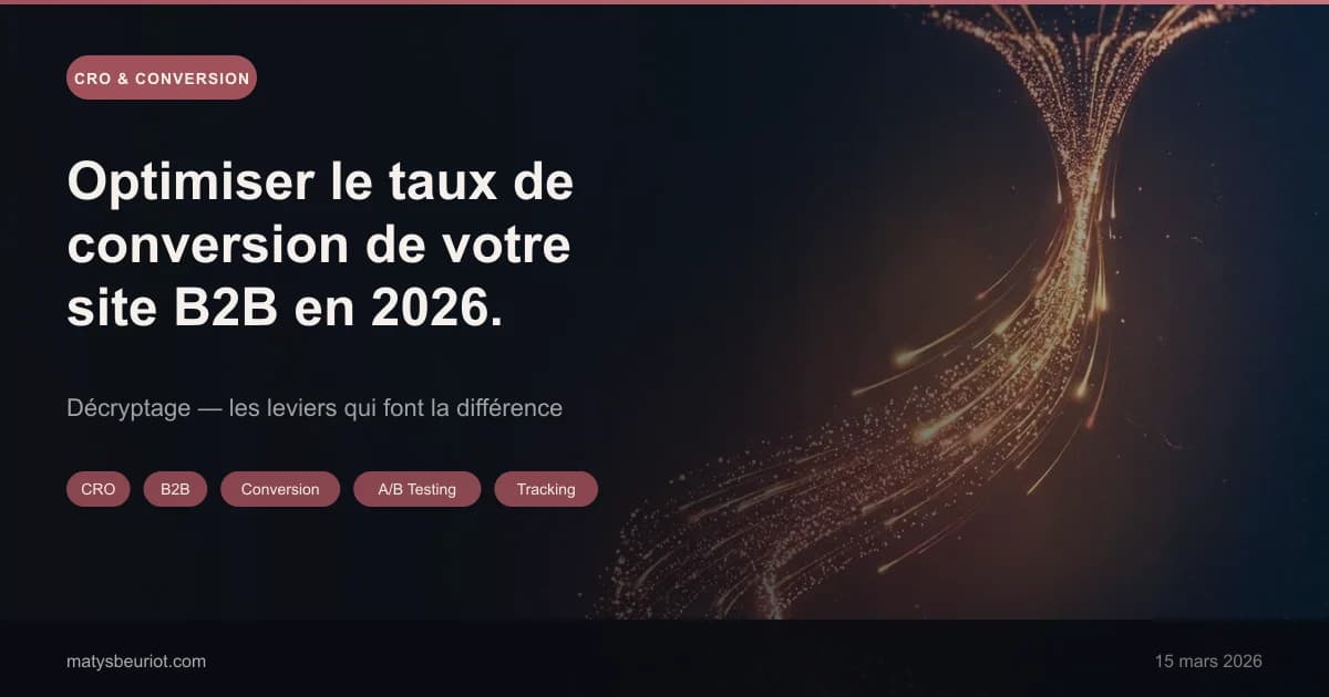 How to Optimize Your B2B Website Conversion Rate in 2026
