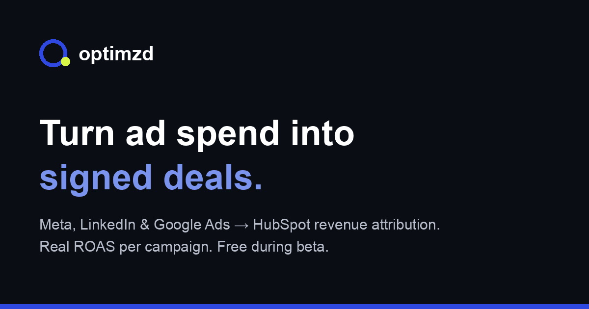 Optimzd — From scratch produit SaaS conçu, développé et lancé